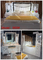 ชุดห้องนอนแสงเชอร์รี่เฟอร์นิเจอร์โต๊ะหัวเตียงขนาดเล็กเตียงกลางศตวรรษสีทึบ